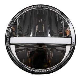 Tillbehör för Harley / Royal Enfield Motorcykel 7 '' runda LED-lampor 7 tums tätade strålar Auto bilstrålkastare