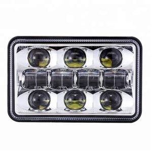 Extra ljus 4x6 Led-strålkastare för rektangulär auto-led-strålkastare för lastbil för Peterbilt / kenworth