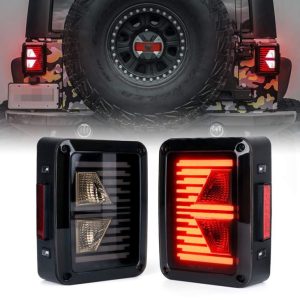 För Jeep Tail Light Arrow Shape Tail Lamp Led Led Reversing / turn / running / broms Bakljus Bil Led Tail Light