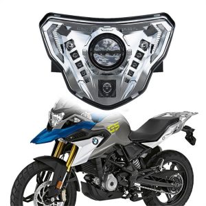 Morsun Motorcykel LED-strålkastare med DRL E-mark För BMW G310GS 2018-2021 G310R 2016-2021