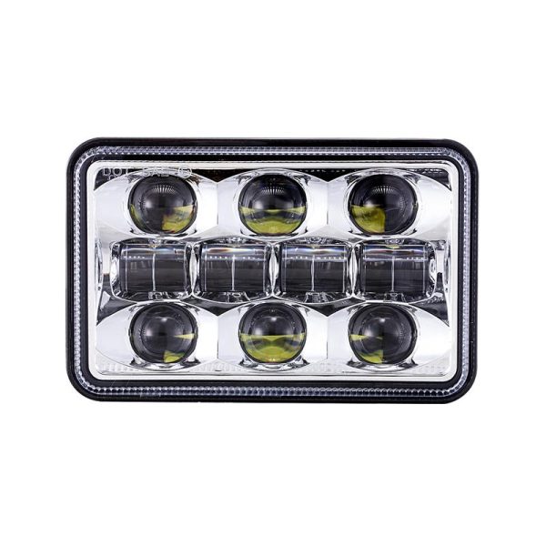 Traktor Light Truck Light Led-lampor för lastbilar 4x6 Led-strålkastare H4 Connector Truck Accessories